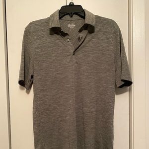 Grey golf polo